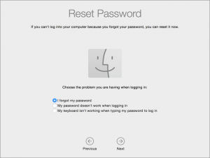 how to reset macbook pro password if forgotten